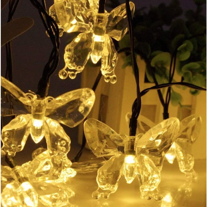 6M Solar Rechargeable Butterfly Lights