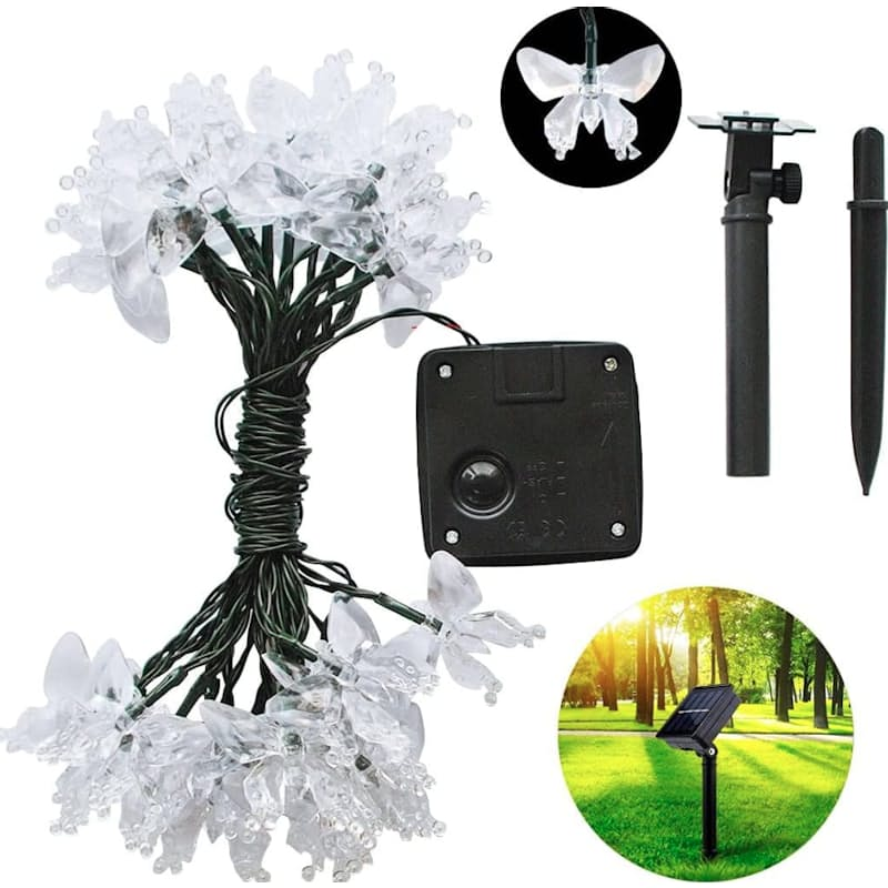 6M Solar Rechargeable Butterfly Lights