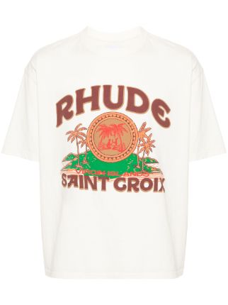 RHUDE Saint Croix cotton T-shirt